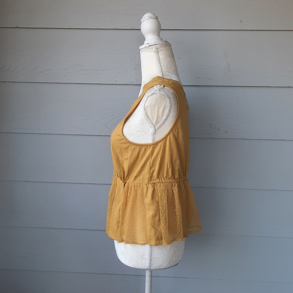 Anthropologie Forever That Girl Embroidered Babydoll Tank - Picture 4 of 6